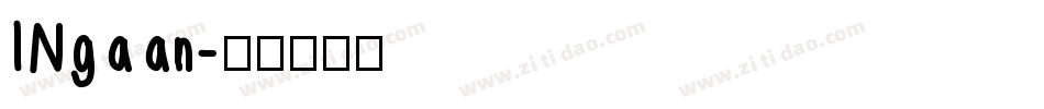 INgaan字体转换