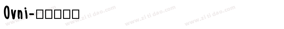 Ovni字体转换