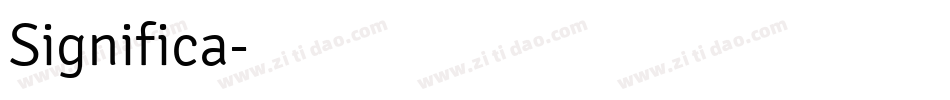 Significa字体转换