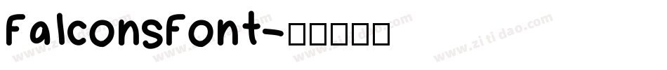 FalconsFont字体转换