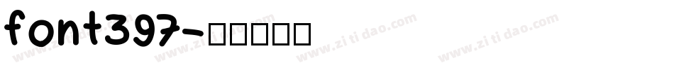 font397字体转换