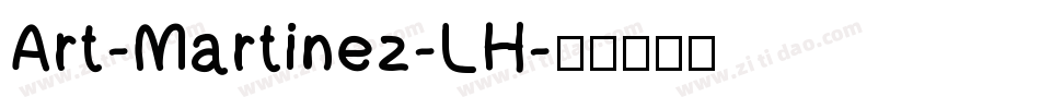 Art-Martinez-LH字体转换