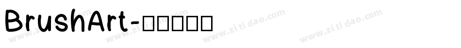 BrushArt字体转换