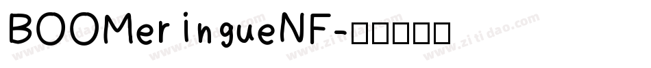BOOMeringueNF字体转换
