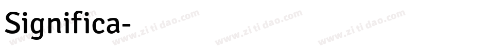 Significa字体转换