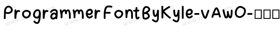 ProgrammerFontByKyle-vAwO字体转换