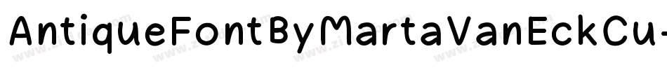 AntiqueFontByMartaVanEckCu-4q5x字体转换