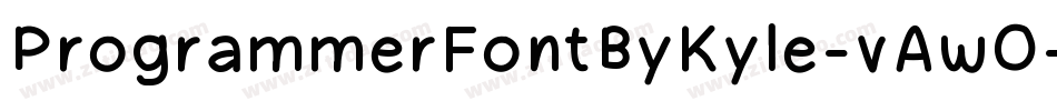 ProgrammerFontByKyle-vAwO字体转换