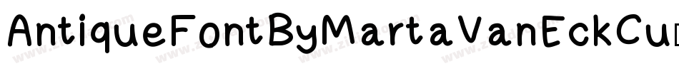 AntiqueFontByMartaVanEckCu-4q5x字体转换