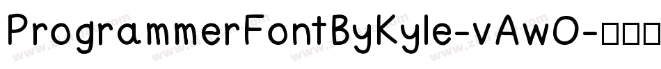 ProgrammerFontByKyle-vAwO字体转换