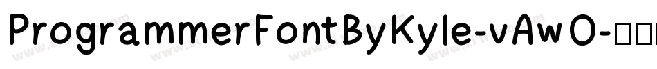ProgrammerFontByKyle-vAwO字体转换