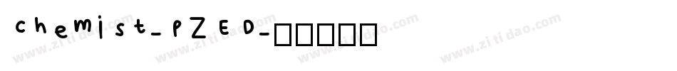 Chemist-pZED字体转换