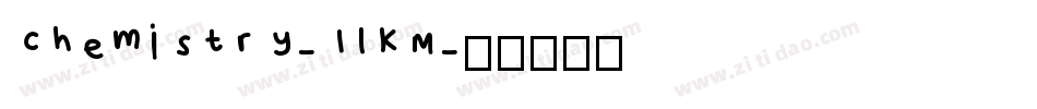 Chemistry-1lKM字体转换