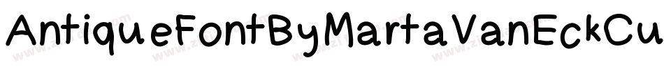 AntiqueFontByMartaVanEckCu-4q5x字体转换