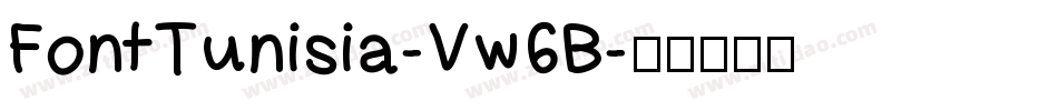 FontTunisia-Vw6B字体转换