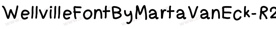 WellvilleFontByMartaVanEck-R2z3字体转换 WellvilleFontByMartaVanEck-R2z3字体转换