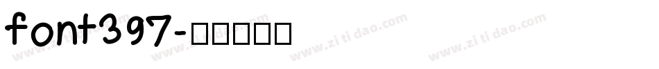 font397字体转换