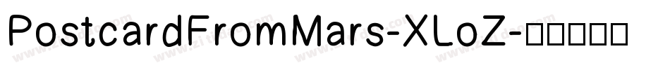 PostcardFromMars-XLoZ字体转换
