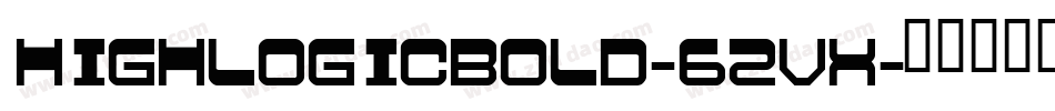 HighLogicBold-6zvx字体转换