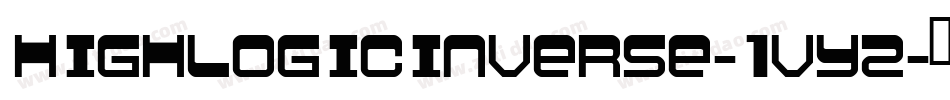 HighLogicInverse-1VYZ字体转换
