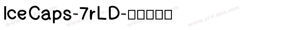 IceCaps-7rLD字体转换