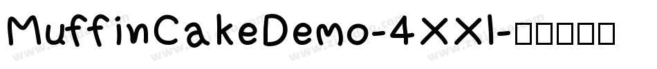 MuffinCakeDemo-4XXl字体转换