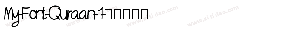 My-Font-Quraan-1字体转换
