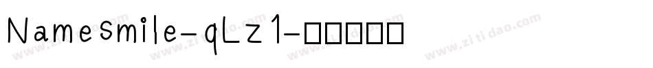 NameSmile-qLz1字体转换