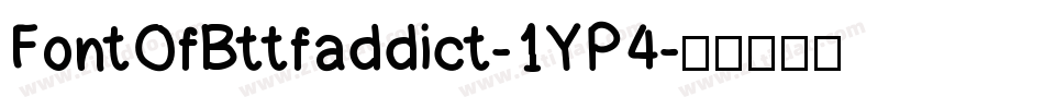 FontOfBttfaddict-1YP4字体转换