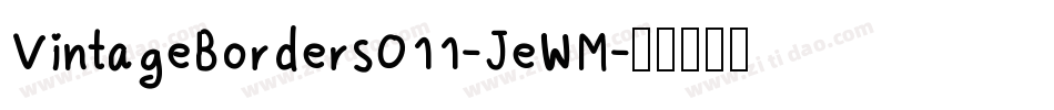 VintageBorders011-JeWM字体转换