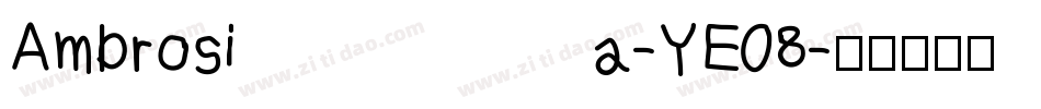Ambrosia-YE08字体转换