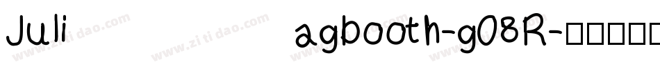 Juliagbooth-g08R字体转换