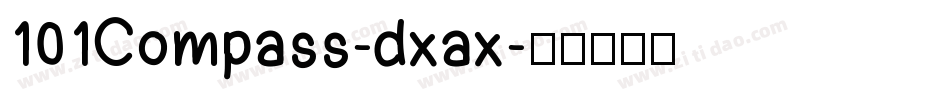 101Compass-dxax字体转换