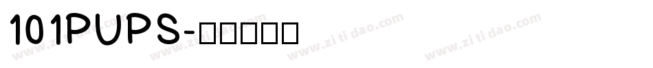 101PUPS字体转换