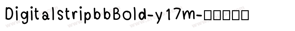 DigitalstripbbBold-y17m字体转换