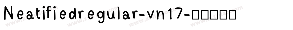 Neatifiedregular-vn17字体转换