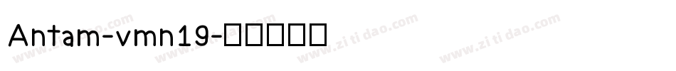Antam-vmn19字体转换