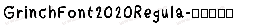 GrinchFont2020Regula字体转换