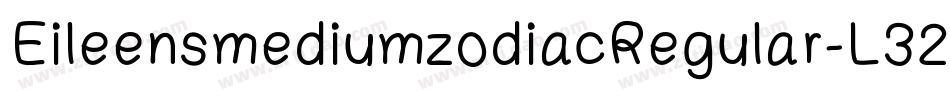 EileensmediumzodiacRegular-L32W字体转换