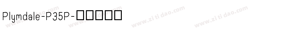 Plymdale-P35P字体转换