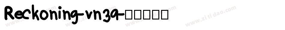 Reckoning-vn39字体转换