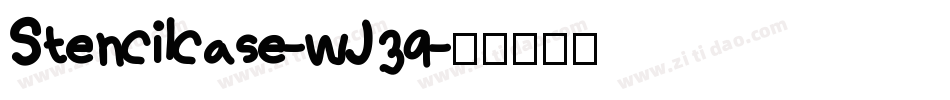 Stencilcase-wJ39字体转换