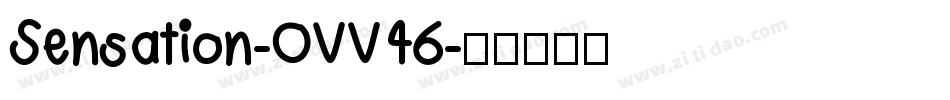 Sensation-OVV46字体转换