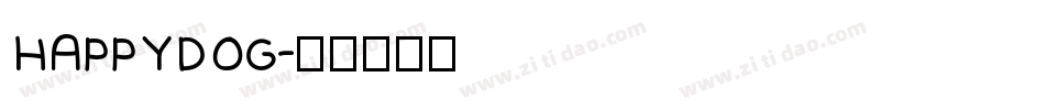HAPPYDOG字体转换