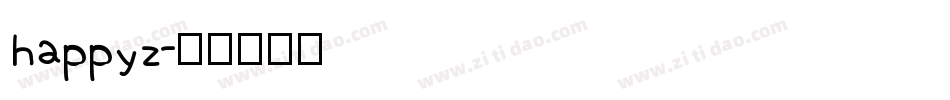 happyz字体转换