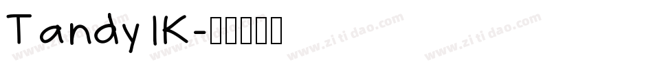 Tandy1K字体转换