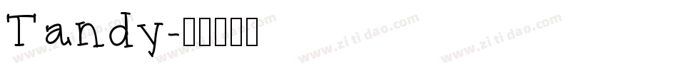 Tandy字体转换