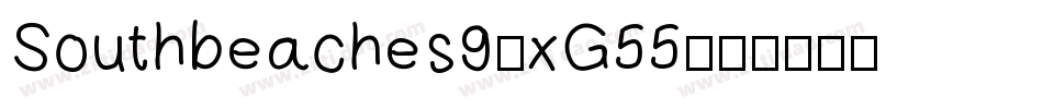 Southbeaches9-xG55字体转换