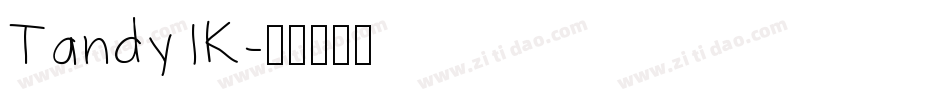 Tandy1K字体转换