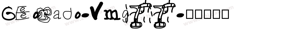 Georado-vmg77字体转换
